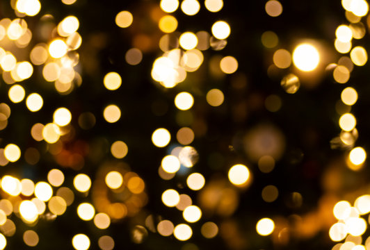 Bokeh lights background. Abstract gold background with soft blur bokeh light  effect Stock Photo | Adobe Stock