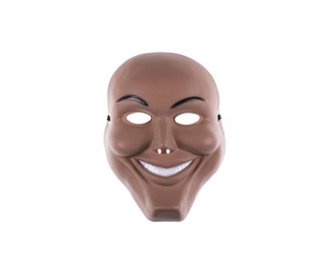 laughing mask isolated on white background