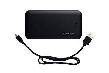 Obraz premium power bank isolated on white background