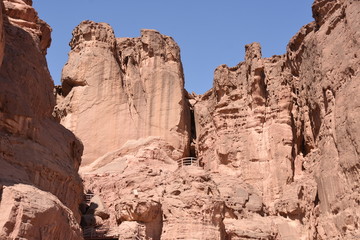 Fototapeta premium Solomon Pillars in Timna Park Negev Desert Israel