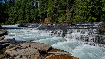 waterfall in forest