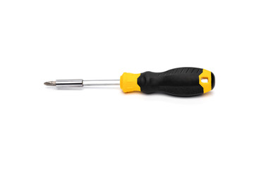 Screwdriver on a white background