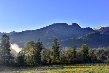 Panorama of the Tatra Mountains and Zakopane
