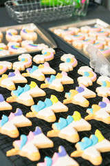 Sugar cookies with royal icing