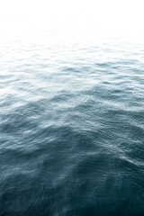 Fototapeta premium Blue open sea, ocean. Environment, travel and nature concept