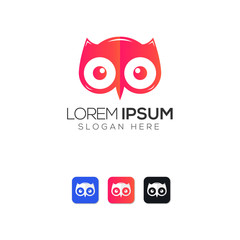 Owl logo and app icon design