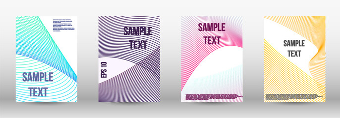 Geometric template with lines 