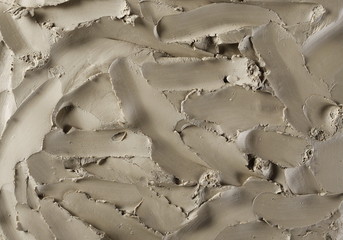 Grey modelling clay background and texture