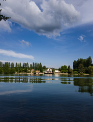 Obraz premium lake in park
