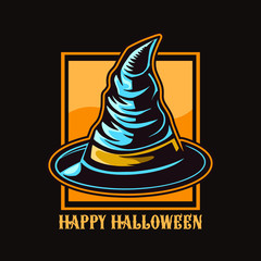 witch hat vector illustration design