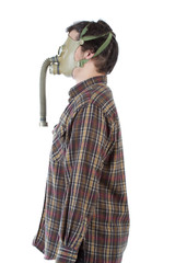 times of social unrest, gas mask, fight,