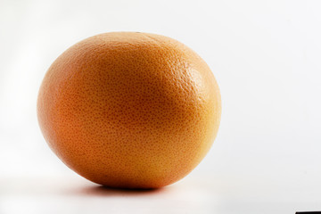 Citrus paradisi fruit isolated on white background
