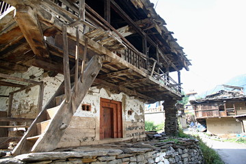 An old house at Manali Himachal Pradesh, India