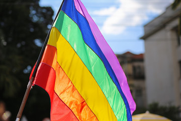 Isolated LGBT flag
