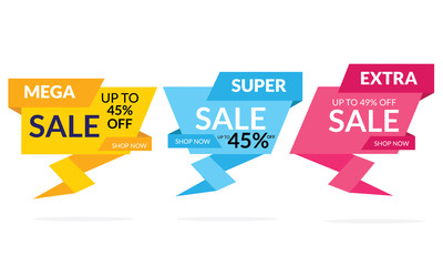 Modern sale discount banner template promotion