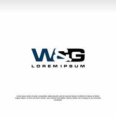 initial letter logo, W&G Logo, logo template