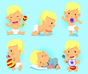 baby cartoon set