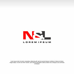 Initial letter logo, N&L Logo, template logo