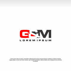 Initial letter logo, G&M Logo, template logo
