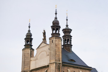 Fototapeta na wymiar Old church in the Czech Republic. Kutna Gora