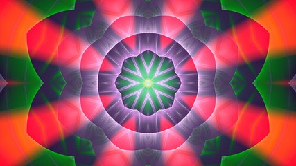 Kaleidoscope Mandala Art Design Abstract Background