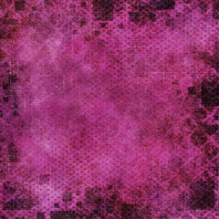 Bright Hot Pink Grungy Abstract Background Illustration