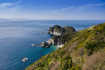 佐田岬（愛媛県伊方町）　空撮