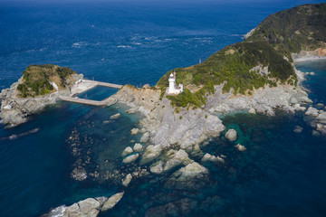 佐田岬（愛媛県伊方町）　空撮