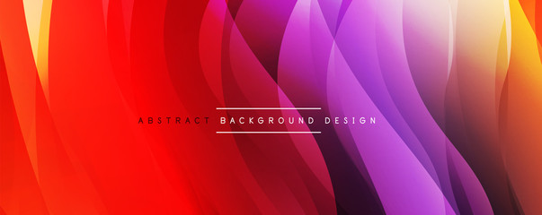 Dynamic trendy simple fluid color gradient abstract background with line effects. Vector Illustration For Wallpaper, Banner, Background, Card, Book Illustration, landing page