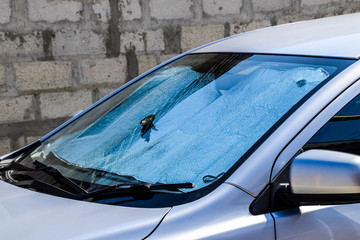 Protection of the car panel from direct sunlight. Sun Reflector