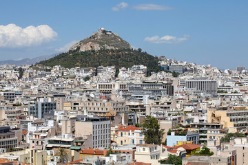 view of athens greece