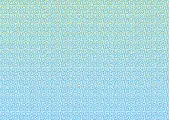 唐草模様ブルー背景