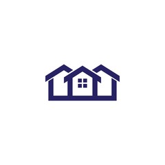 Real estate logo icon design
