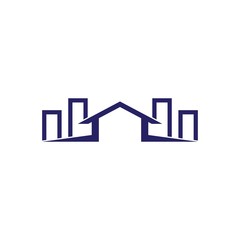 Real estate logo icon design