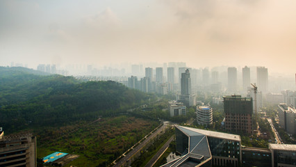 Fototapeta na wymiar The view of Chongqing city, China,