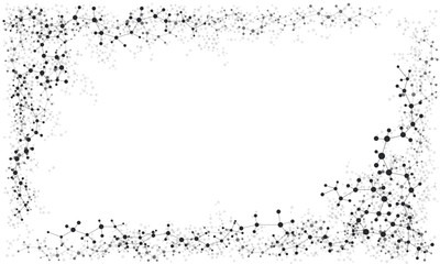 Atom and molecule structure science background. Chemical technology concept.
