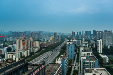 The view of Chongqing city, China,