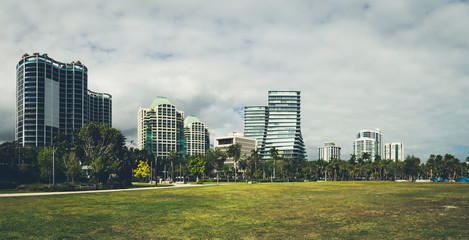 View of Coconut Grove Florida in Miami