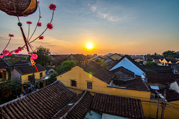 Fototapeta na wymiar Hoi An ancient town which is a very famous destination for tourists.