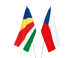 Seychelles and Czech Republic flags