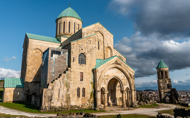 Bagrati Cathedral before sunset , The Unesco sites in Kutaisi , Georgia