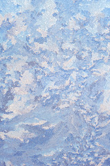 Icy glass natural pattern