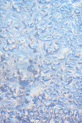 Icy glass natural pattern