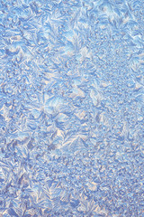 Icy glass natural pattern