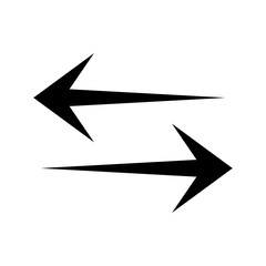 Arrow icon vector 