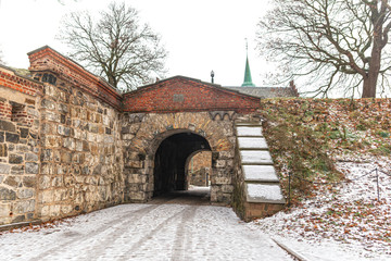 Fototapeta na wymiar Gates of Akershus fortress in Oslo