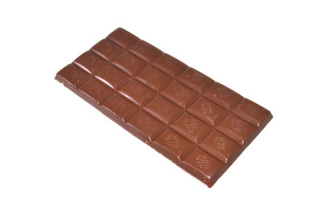 chocolate isolated on white background