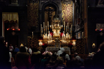 interior of church