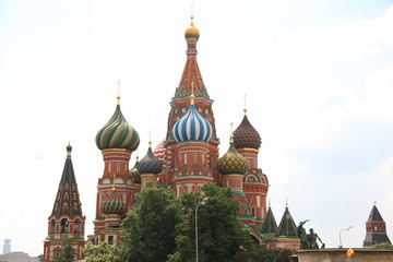 Fototapeta na wymiar Moscow. Saint Basil's Cathedral