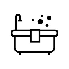 Bathtub icon 